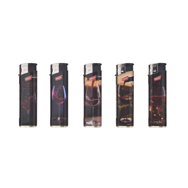 Prof Aansteker Wine Design - 50 Stuks - Klassieke Wijn Prints